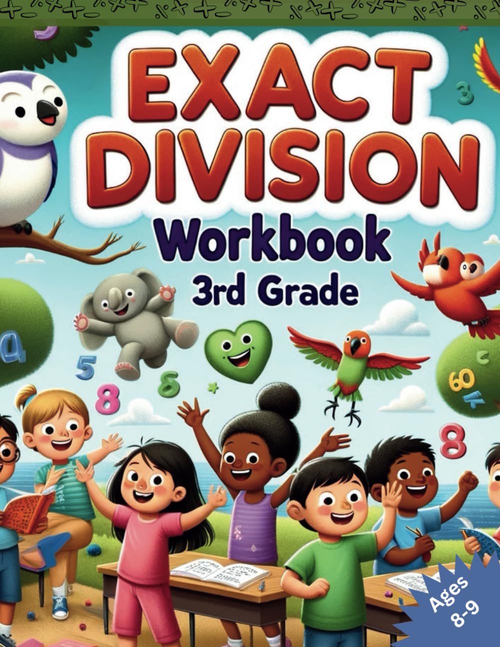 Exact Division Workbook for 3rd Grade