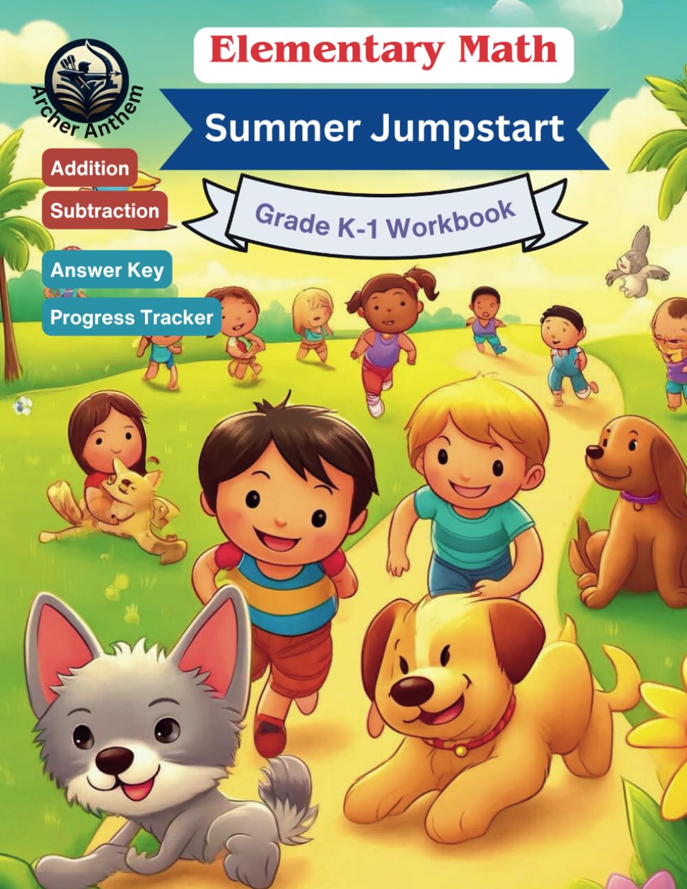 elementary-math-summer-jumpstart-grade-K-1-workbook