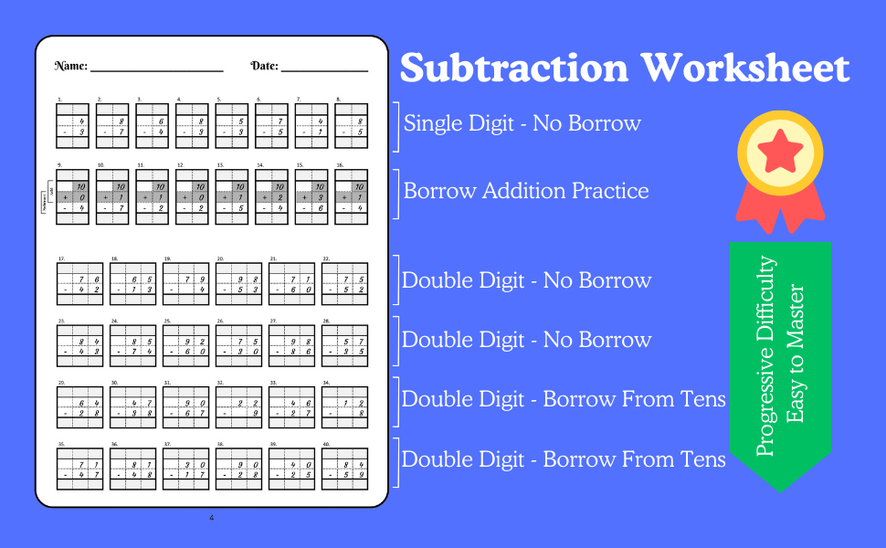 Subtraction Section